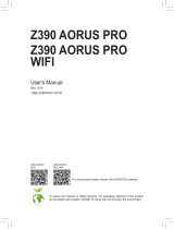 Gigabyte Z390 AORUS PRO User manual