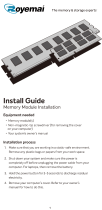 D DUOMEIQI 1-8G-PC3-12800SL-Green Installation guide