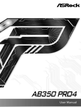 ASROCK AB350 PRO4 User manual
