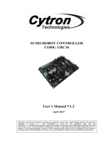 MakermotorPN00218-CYT9 Cytron Dual-Channel 10A Motor Driver + Arduino IDE Compatible ATmega328 Microcontroller + Sensor Interfaces All-in-one Sumo Robot Board URC10
