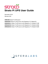 StratoSfera Labs Strato Pi UPS Pi4B 4GB - DIN-Rail Case, UPS, RS-232/RS-485, Real Time Clock, Hardware Watchdog, Buzzer, Secure Element Chip, CE/FCC/IC/RoHS Compliant