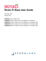 Strato Sfera Labs Strato Pi Base PI4B 2GB - DIN-Rail Case, RS-232/RS-485, Real Time Clock, Hardware Watchdog, Buzzer, Secure Element Chip, CE/FCC/IC/RoHS Compliant User guide