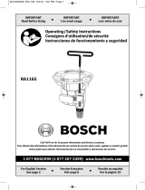Bosch RA1165 User manual