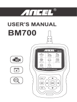ANCEL ANCEL BM700 for BMW Vehicles Diagnosis All Systems OBD II Scanner Code Reader User manual