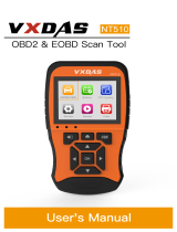 VXDAS VXDAS NT510 OBD2 Scanner Enhanced OBDII Code Reader User manual