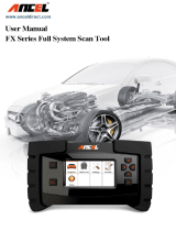 ANCEL ANCEL FX6000 All System OBD2 Diagnostic Scan Tool User manual