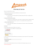 Ampeak 13 User guide