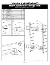 Brookside Design Vis-i-Rack VRW46 User guide