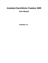 Autodesk NavisWorks Freedom 2009 User manual