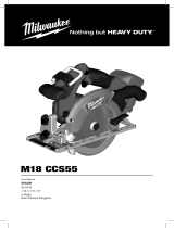 Milwaukee M18 CCS55 Warnings And Instructions