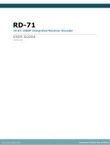 Adtec Digital RD-71 User manual
