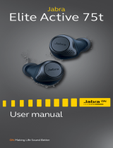 Jabra Elite Active 75t Wireless Charging - Navy User manual