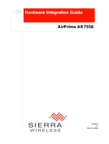 Sierra Wireless AirPrime AR7558 User manual