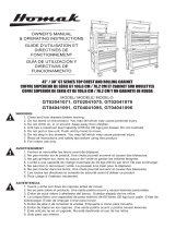 Homak 30″ and 42″ GT Series Roller Cabinets and Top Chests User manual