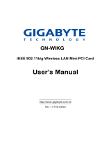 GIGA-BYTE TECHNOLOGY GN-WIKG User manual