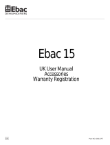 Ebac ARGO 18L DEHUMIDIFIER Owner's manual