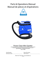 Dustbane Power Clean Mini Spotter Operations Manual