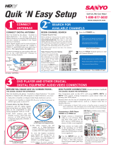 Sanyo DP42746 Quick And Easy Setup