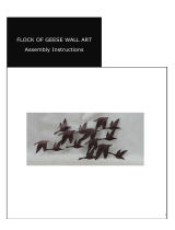 SEI Flock of Geese Wall Art Assembly Instructions