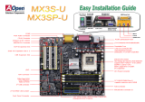 AOpen MX3S-U Easy Installation Manual