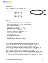 ZeeVee 10G SFP+ Passive Copper Cable Owner's manual