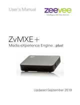 ZeeVee ZvMXE+ User manual