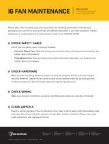 Big Ass Fans I6 Operating instructions