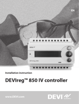 Danfoss DEVIreg™ 850 Installation guide