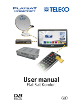 Teleco Flatsat Komfort User manual