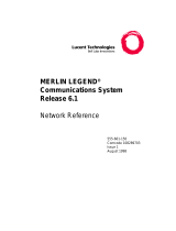 Lucent Technologies MERLIN LEGEND Release 6.1 User manual