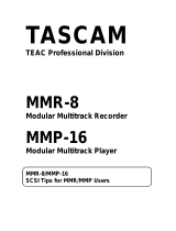 Tascam MMR-8 Scsi Tips