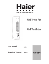 Haier FTM010BPG - 10-03 User manual