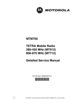 Motorola MTM700 Detailed Service Manual