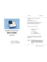 EMS SBR FX-15000/RMD User manual