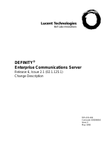 Lucent Technologies DEFINITY Guide User manual