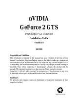 Gainward GeForce 2 GTS User manual