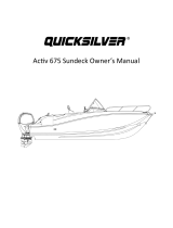 Quicksilver Activ 675 Sundeck Owner's manual