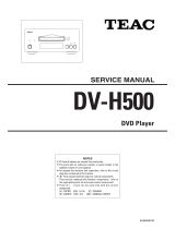 TEAC DV-H500 User manual