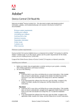 Adobe DEVICE CENTRAL CS4 - READ ME User manual