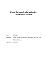 Haier PGT2.0-2 Installation guide