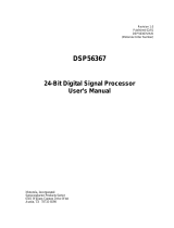 Motorola DSP56367 User manual