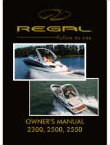 Regal 2550 Owner's manual