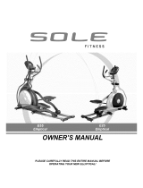 Sole E25 Owner's manual