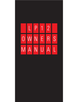 Linn Sondek LP12 Owner's manual