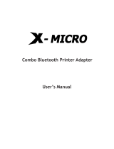 X-Micro XBT-PACX User manual