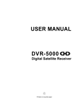 EchoStar DVR-5000 HDD Viaccess User manual