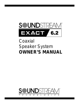 Soundstream Exact 6.2 User manual