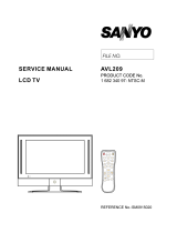 Sanyo AVL-209 User manual