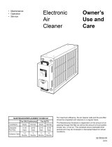American Standard Electronic Air Cleaner User guide