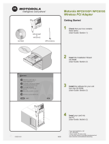 Motorola WPCI810G Getting Started